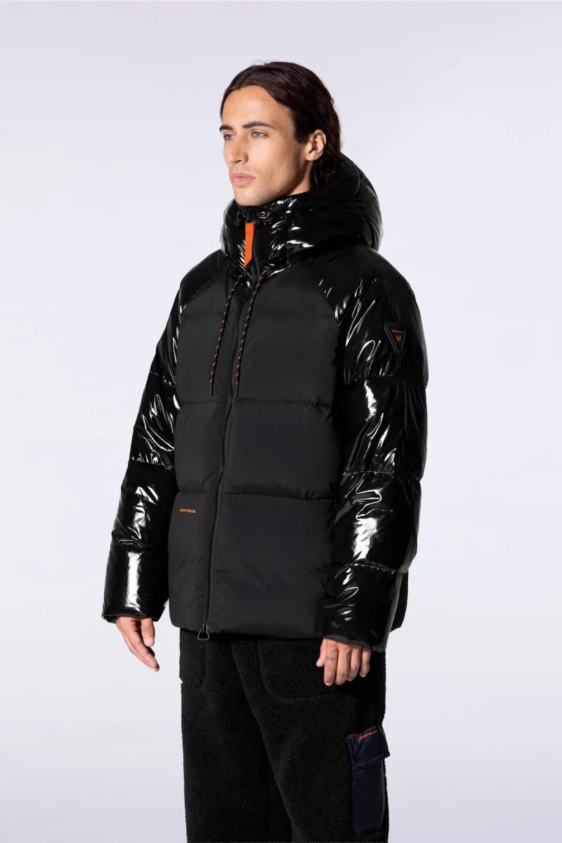 Doudoune mixte à capuche bi-matière Azael Bright