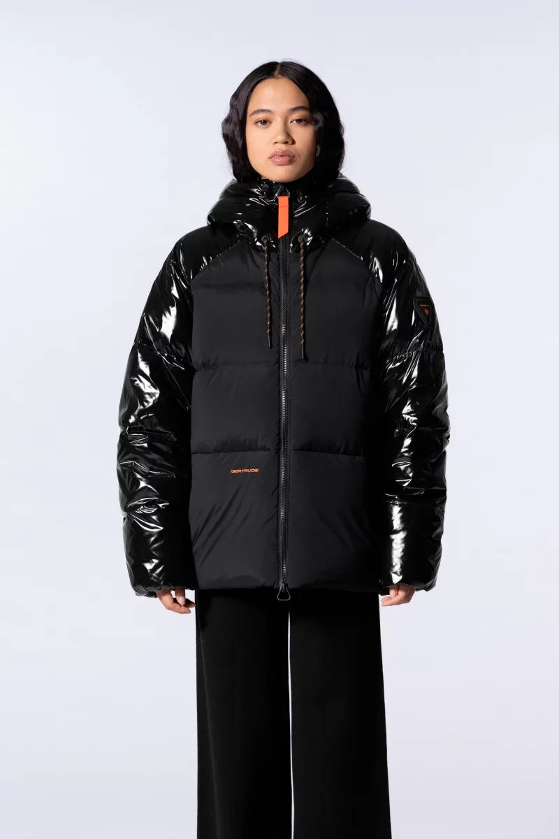 Doudoune mixte à capuche bi-matière Azael Bright