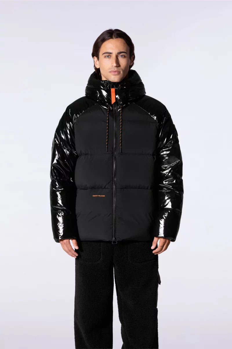 Doudoune mixte à capuche bi-matière Azael Bright