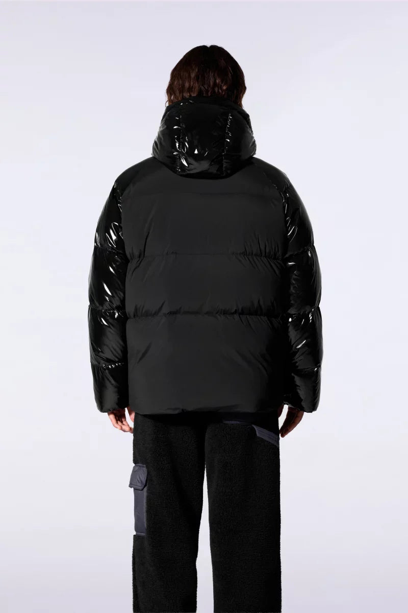 Doudoune mixte à capuche bi-matière Azael Bright