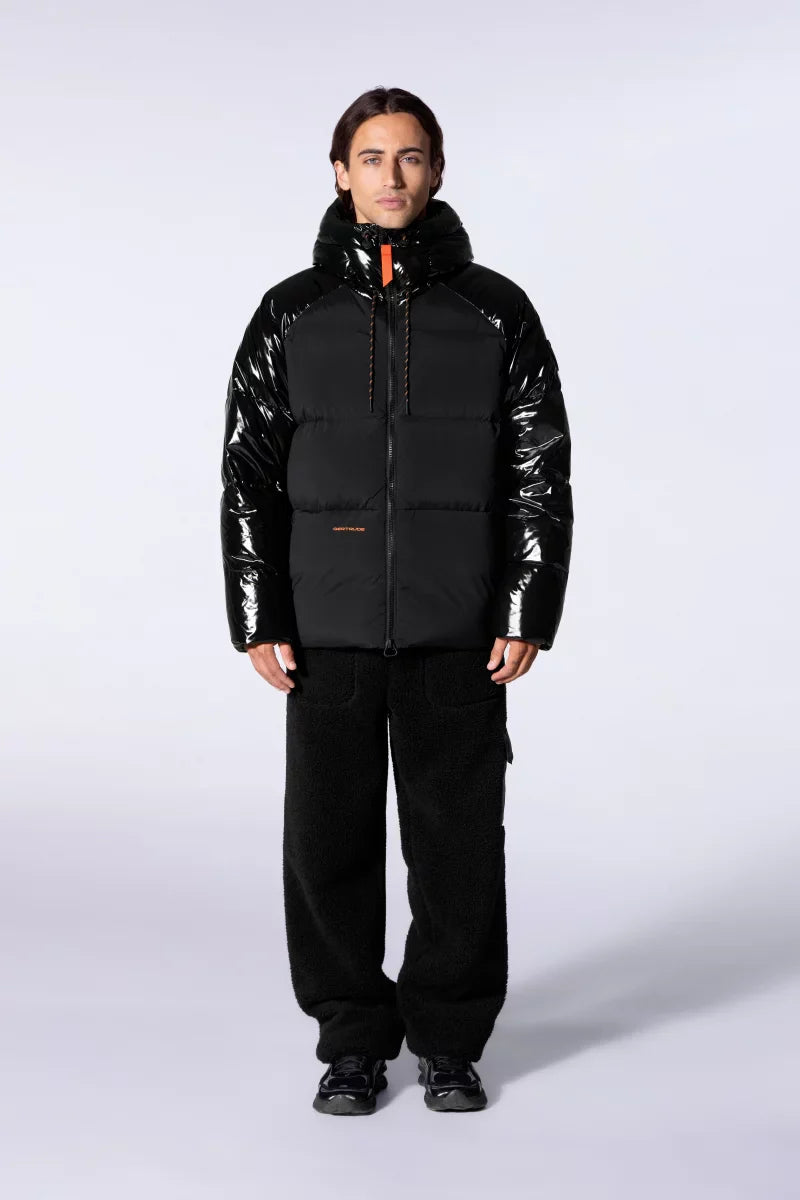 Doudoune mixte à capuche bi-matière Azael Bright