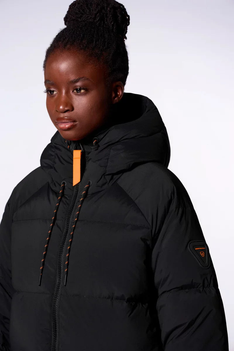 Doudoune mixte oversize à capuche Azael