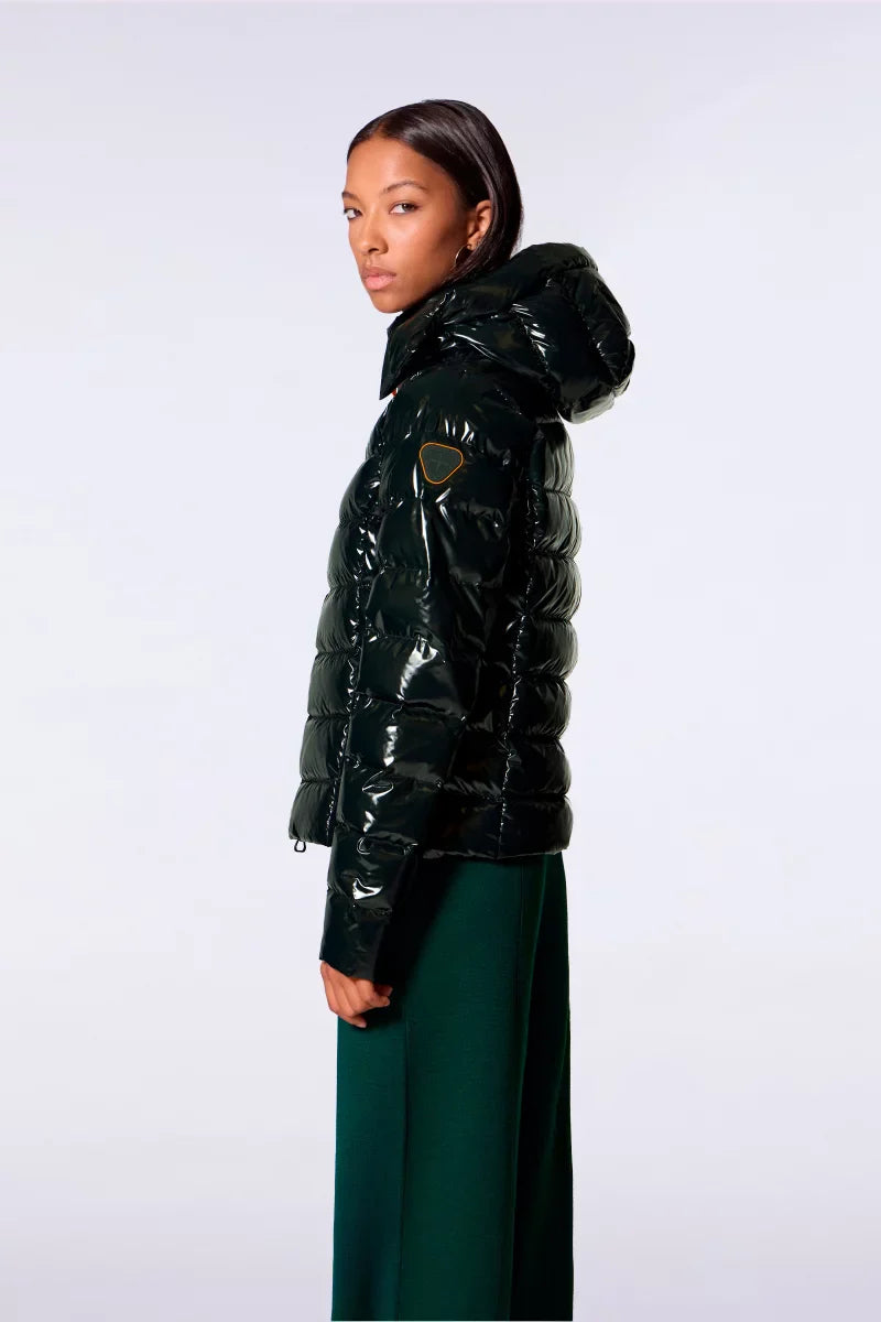 Doudoune courte ajustée matelassée France Bright