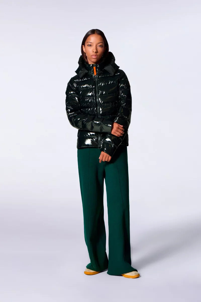 Doudoune courte ajustée matelassée France Bright