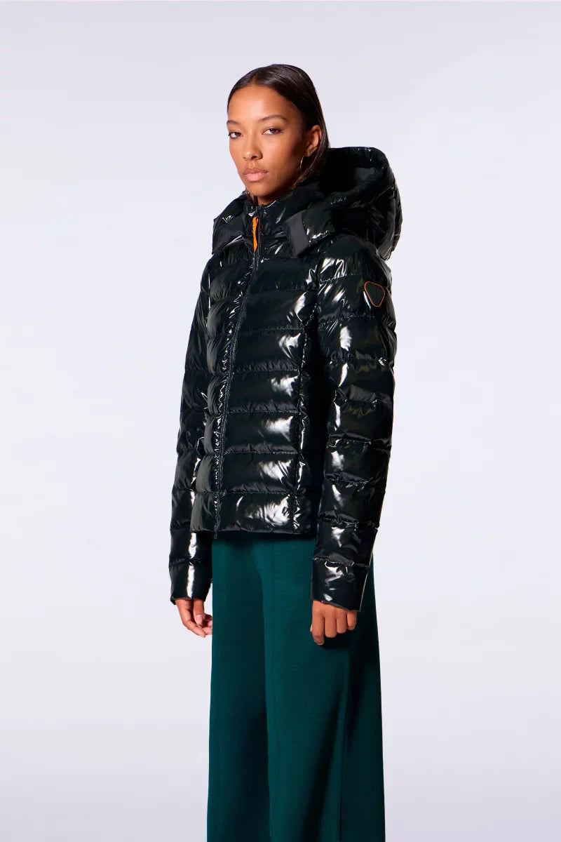 Doudoune courte ajustée matelassée France Bright