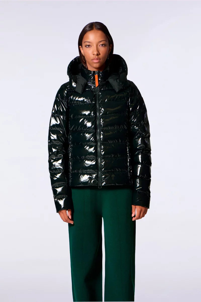 Doudoune courte ajustée matelassée France Bright