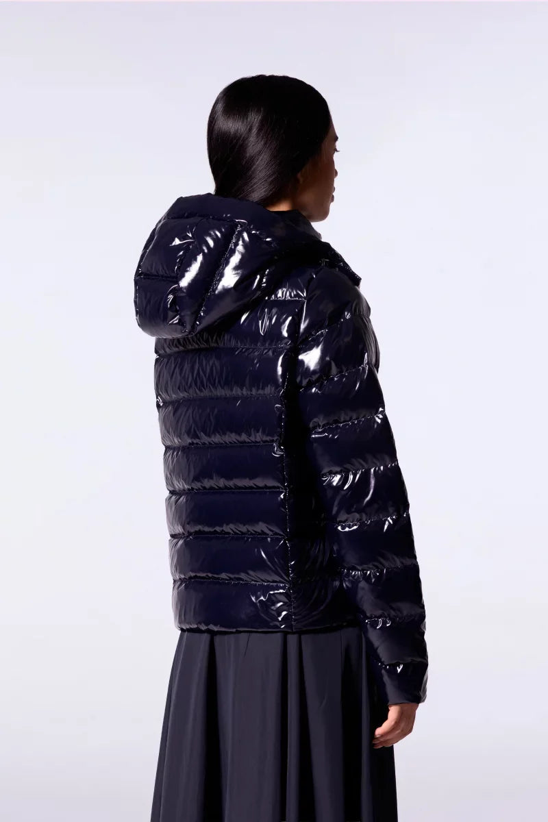 Doudoune courte ajustée matelassée France Bright