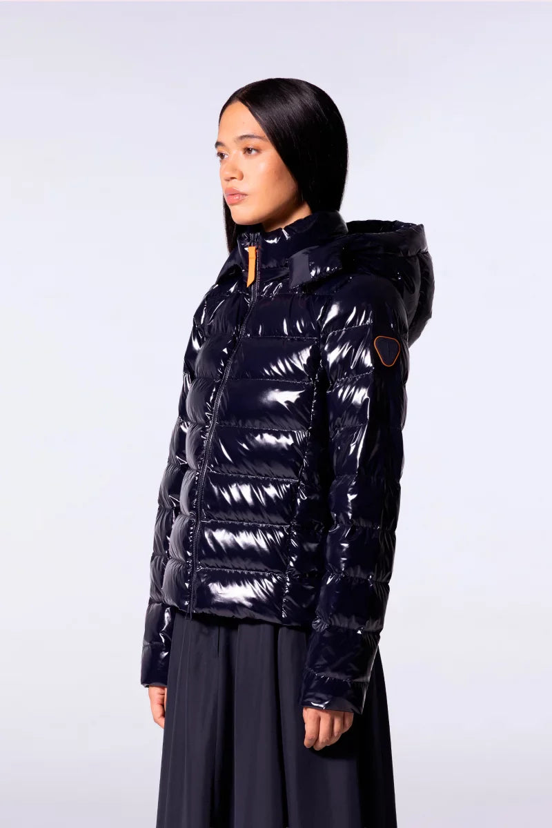 Doudoune courte ajustée matelassée France Bright