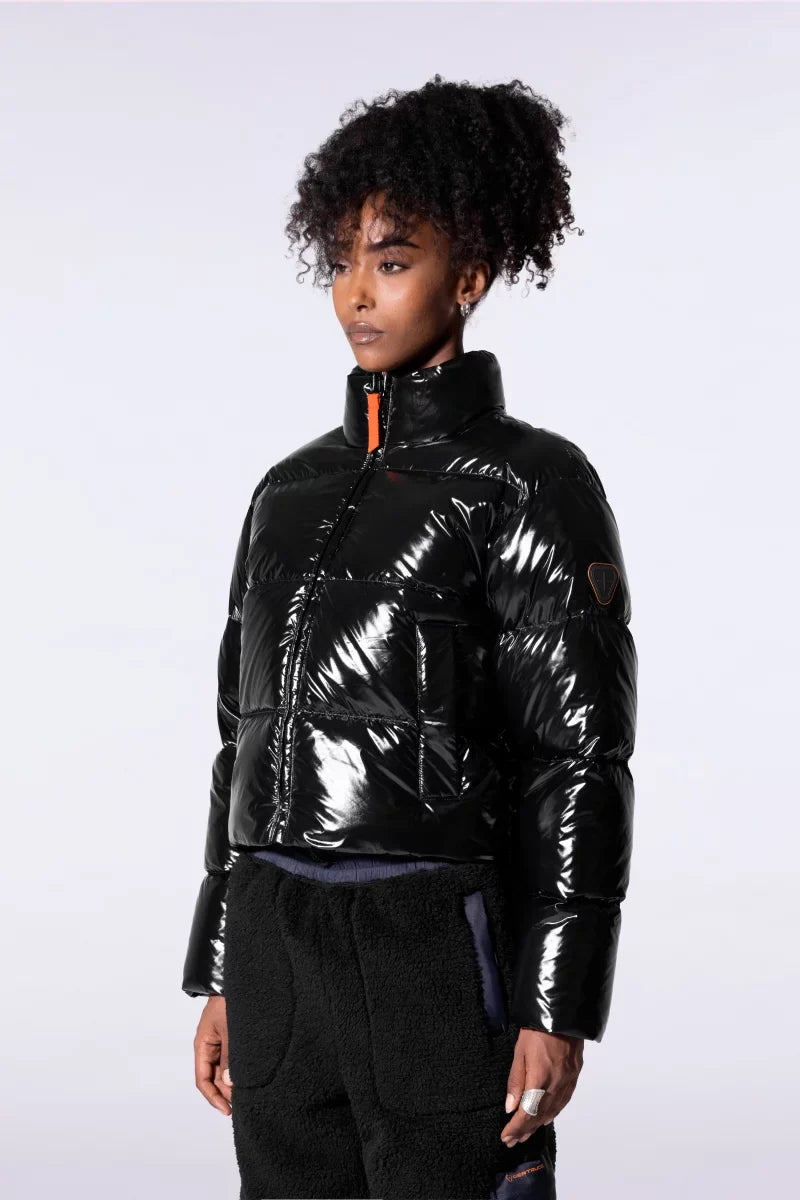 Doudoune courte effet glossy Kate Bright