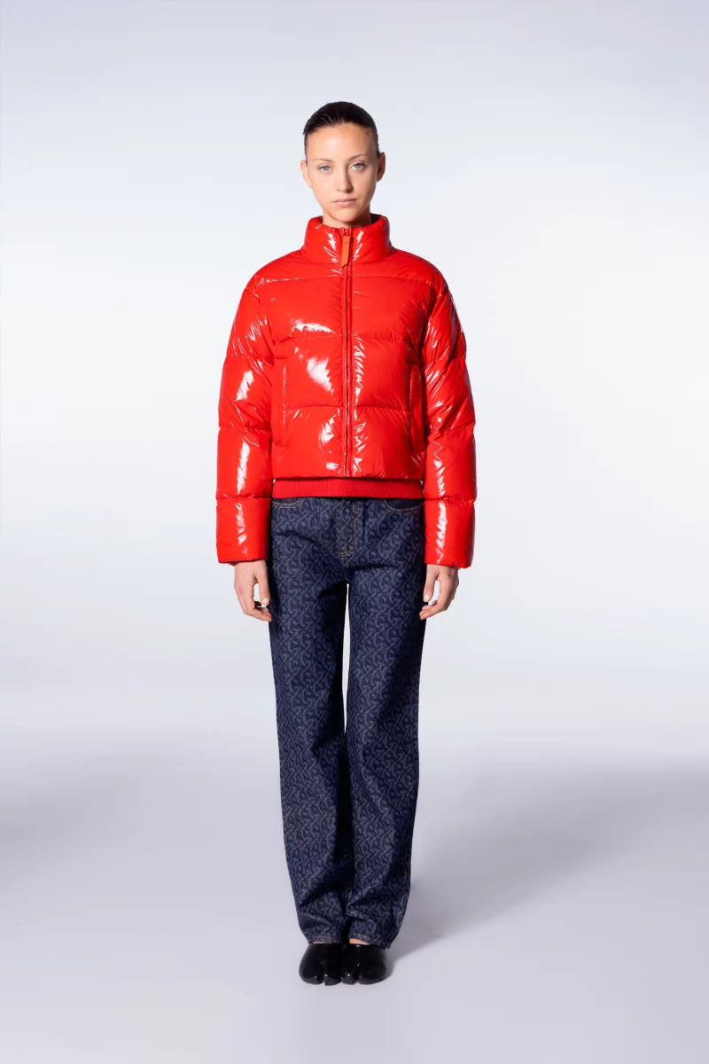 Doudoune courte effet glossy Kate Bright