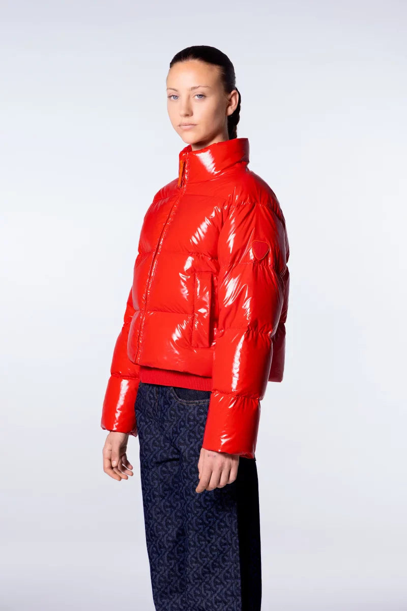 Doudoune courte effet glossy Kate Bright