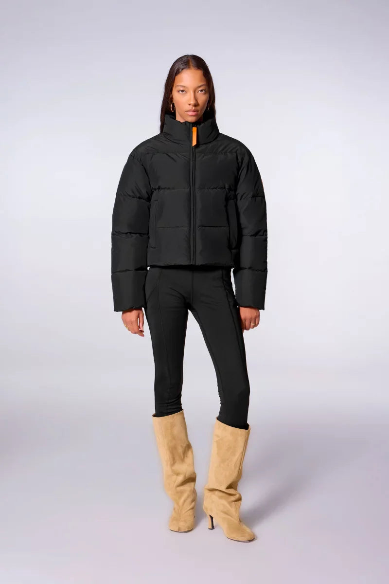 Doudoune courte effet molletonné Kate