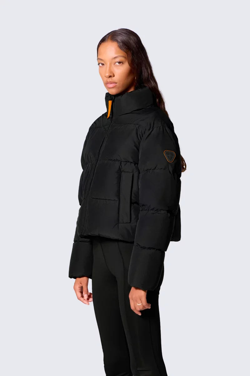 Doudoune courte effet molletonné Kate