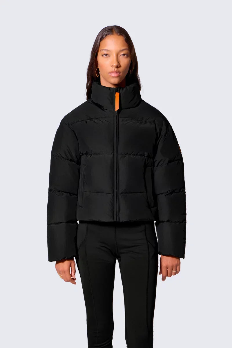 Doudoune courte effet molletonné Kate