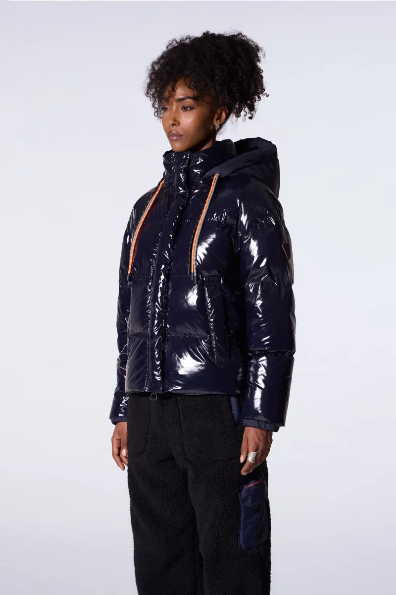 Doudoune courte brillante Lili Bright