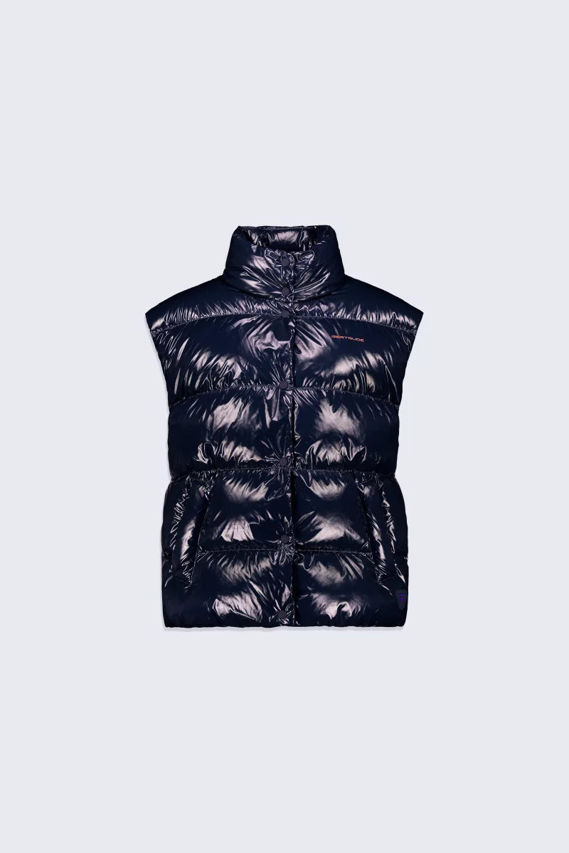 Doudoune sans manches brillante oversize Mara Bright