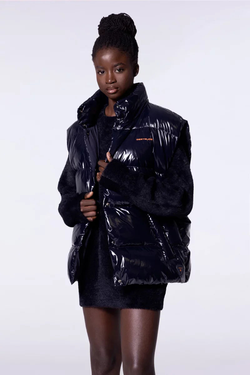 Doudoune sans manches brillante oversize Mara Bright