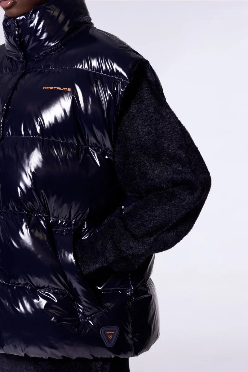 Doudoune sans manches brillante oversize Mara Bright