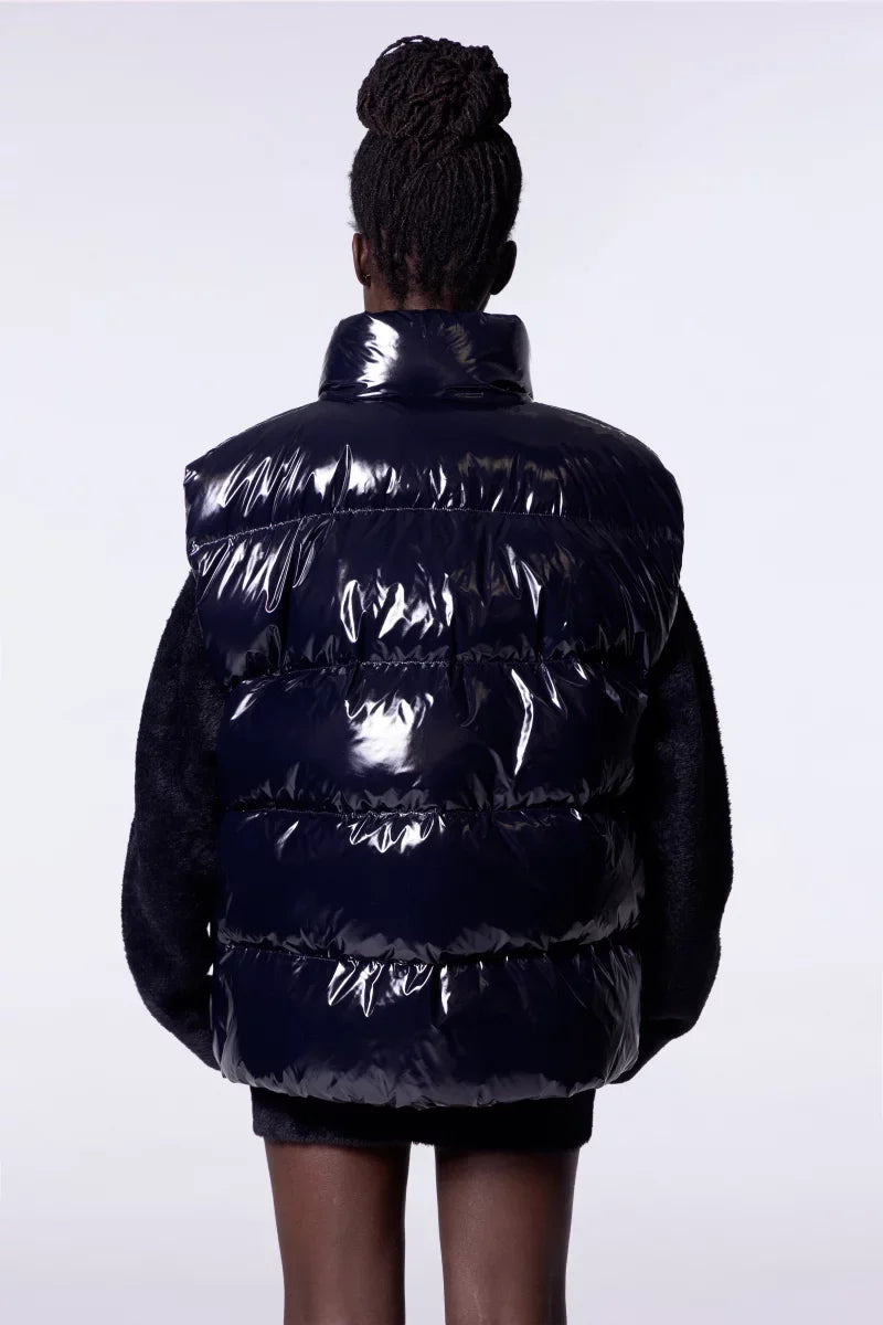 Doudoune sans manches brillante oversize Mara Bright