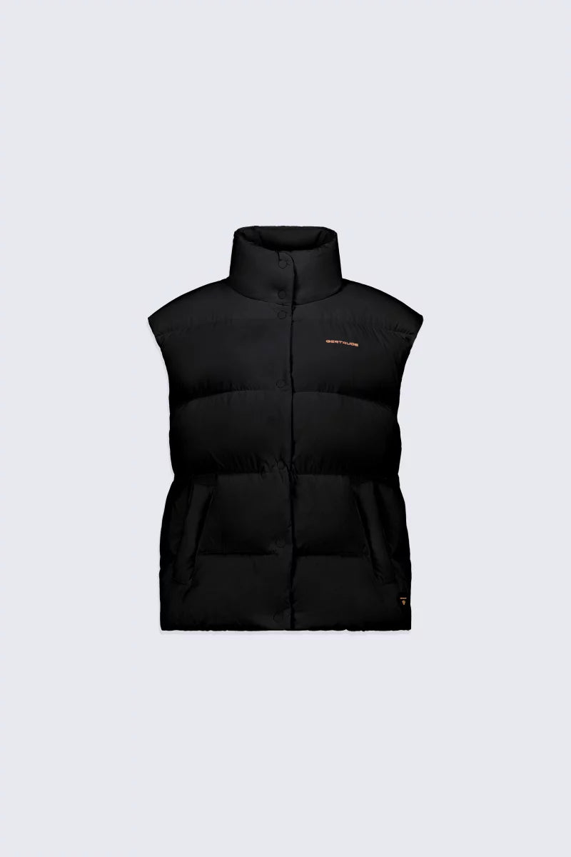 Doudoune oversize sans manches à taille ajustable Mara