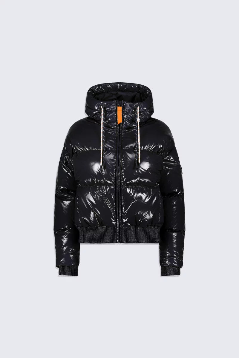 Doudoune courte brillante Nine