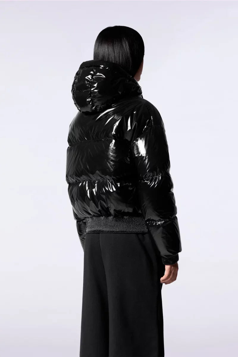 Doudoune courte brillante Nine