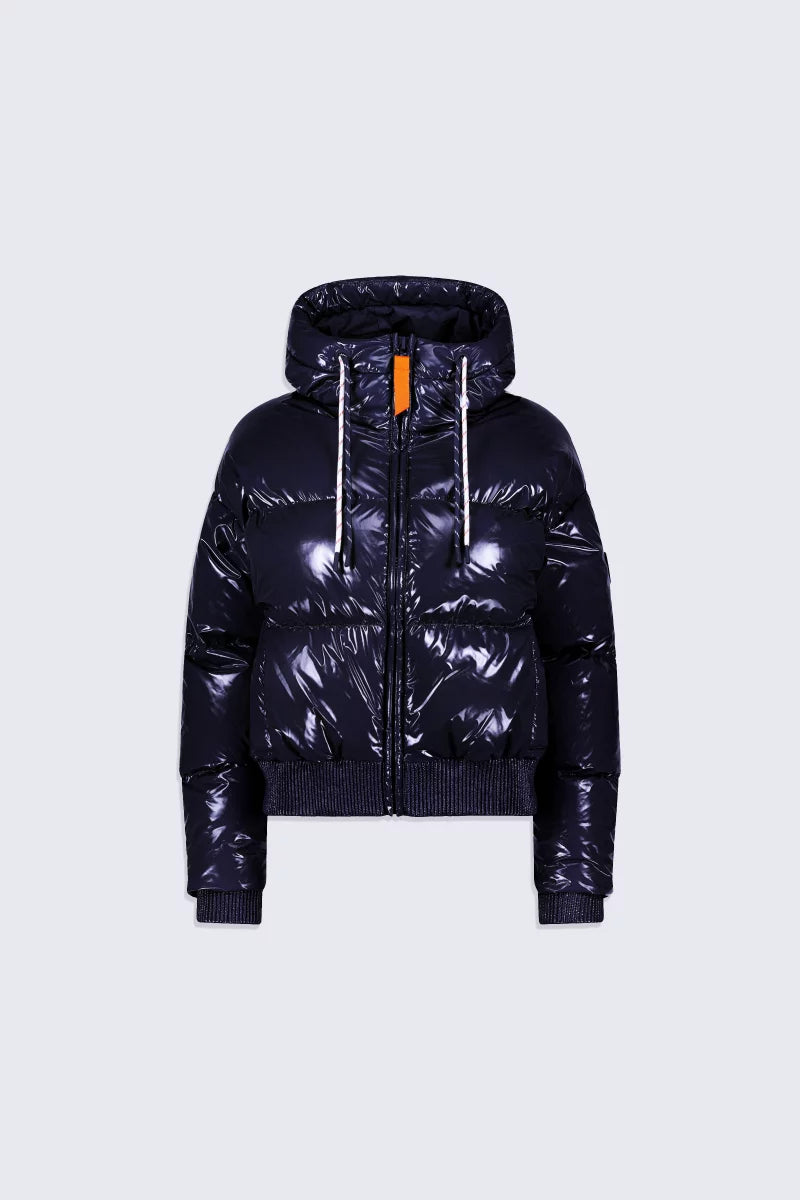 Doudoune courte brillante Nine