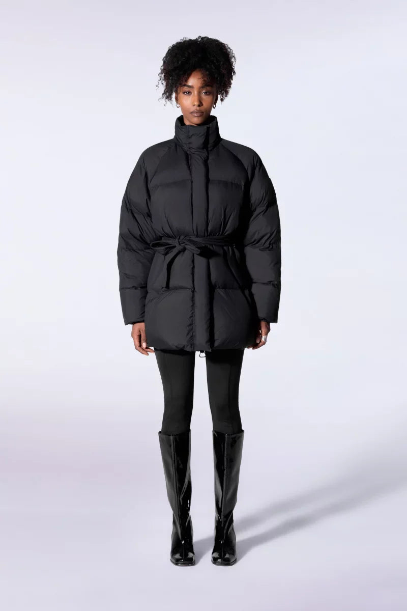 Doudoune mi-longue oversize avec capuche amovible Pame