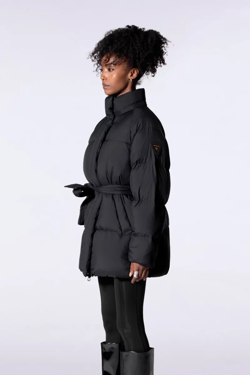 Doudoune mi-longue oversize avec capuche amovible Pame